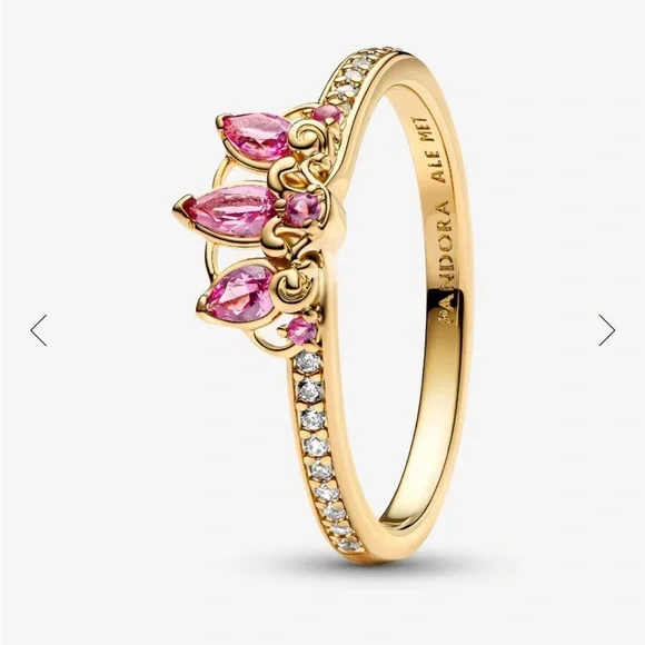 PANDORA RAPUNZEL TIARA DISNEY PRINCESS RINGS - Picture 1 of 6